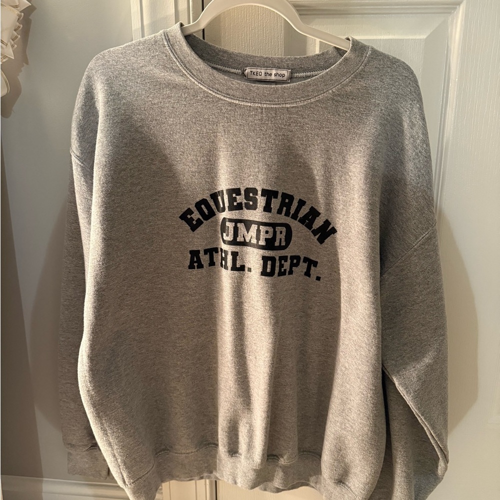 TKEQ Gray Equestrian Sweatshirt
